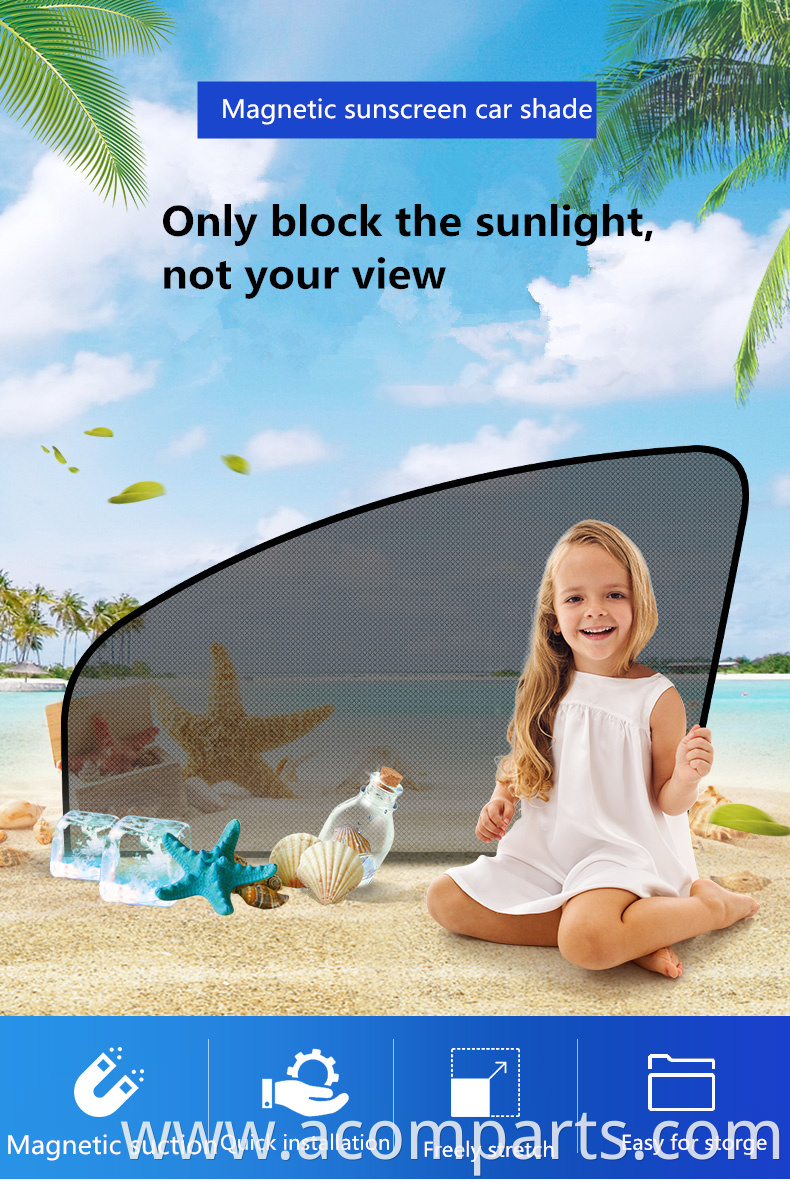 Customized size electrostatic adsorption pvc mesh sun protection 2020 customized sunshade sun visor